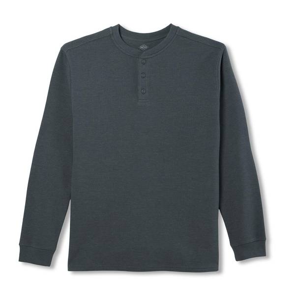 Work N' Sport Men's Long Sleeve Thermal Henley
