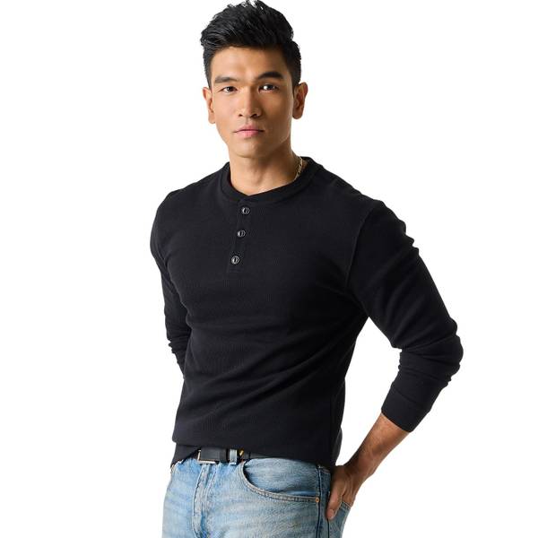 Photo of Men's Long Sleeve Thermal Henley