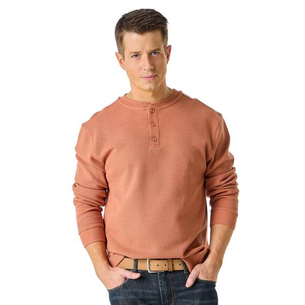 Photo of Men's Long Sleeve Thermal Henley