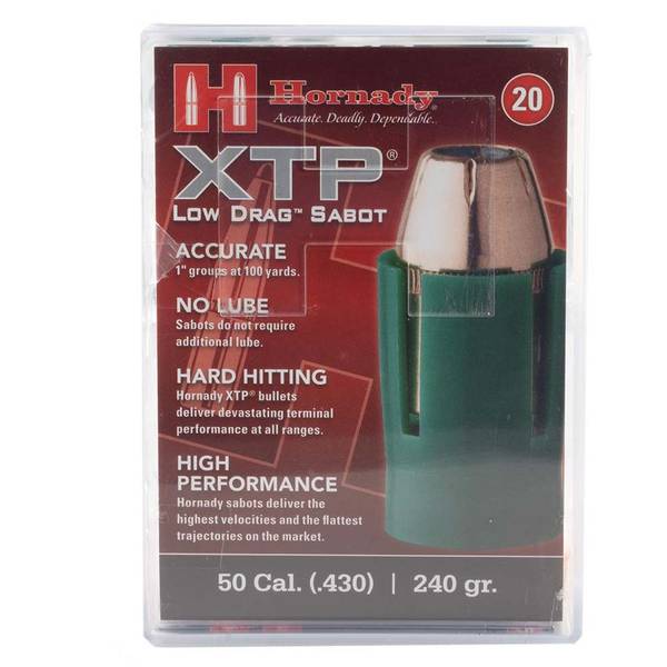 Photo of 44 Cal 240gr XTP Muzzleloading 50 Cal Sabot