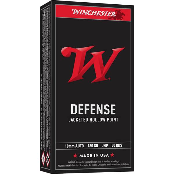 Photo of Defense Jacketed Hollow Point 10mm Auto 180 Grain