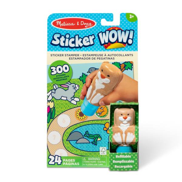 Photo of Bunny Sticker WOW! Activity Pad & Sticker Stamper
