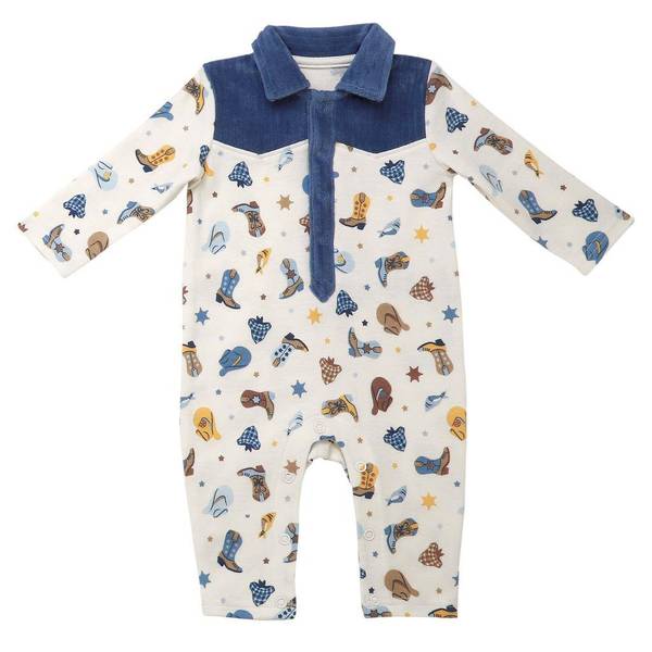 Photo of Infant Boy's Western Coverall