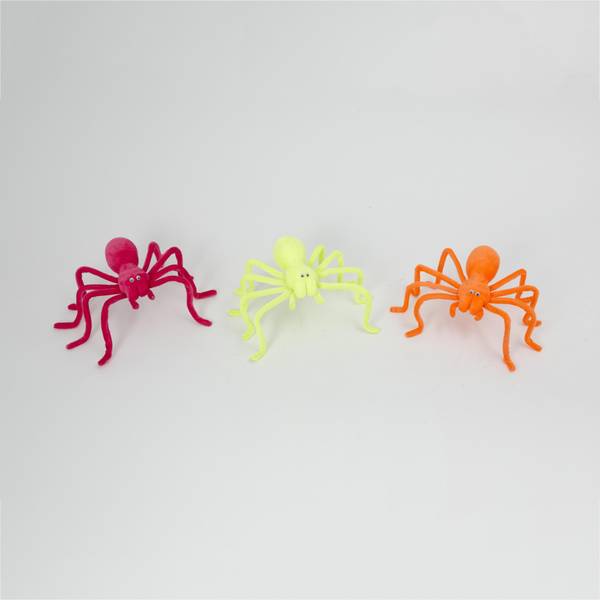 Photo of 22.8" Neon Color Spiders Assortment