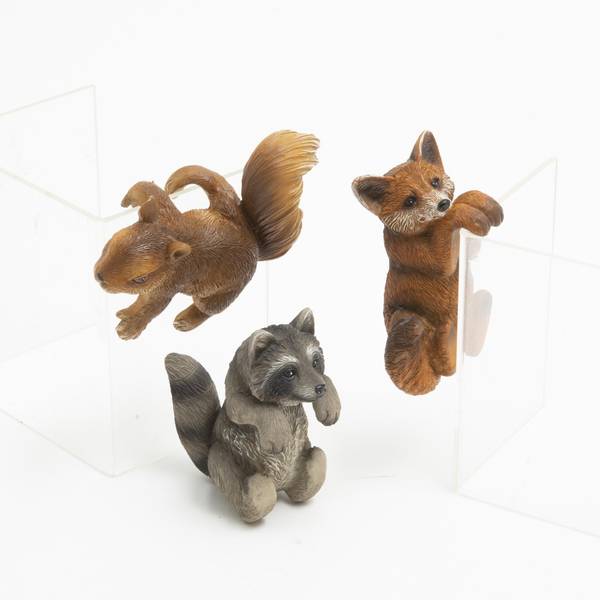 Photo of 3-Piece 3.54" Harvest Assorted Animal Pot Clingers
