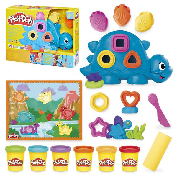 Hasbro Play-Doh Shapes and Colors Dinosaur