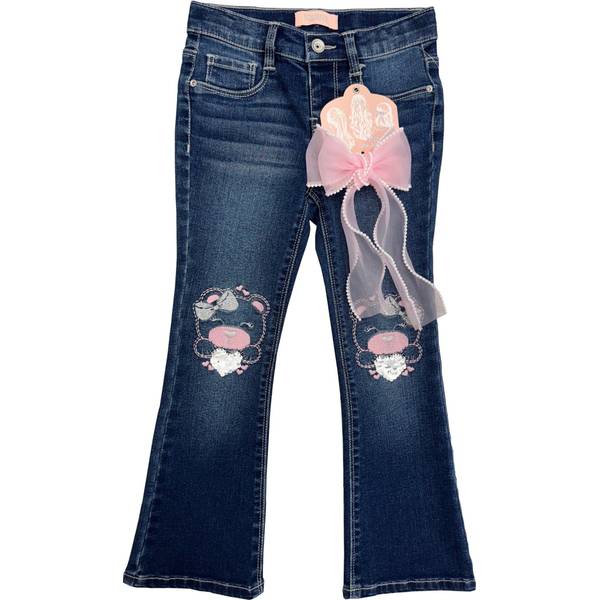 Photo of Girl's Teddy Bear Flare Jeans