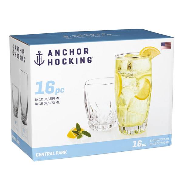 Photo of 16-Piece Central Park Drinkware Set