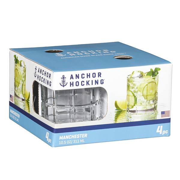 Photo of 4-Piece 10.5 oz Manchester Rocks Glasses