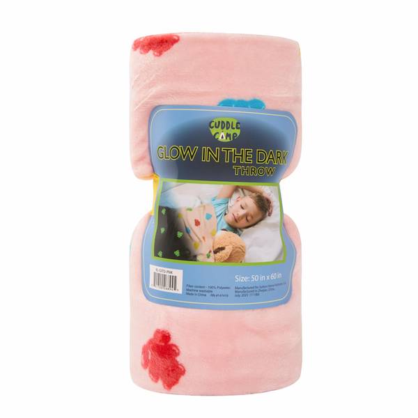 Photo of Kids Glow in the Dark Gummy Bear Throw
