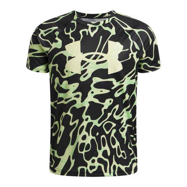 Photo of Boy's Short Sleeve Tech Big Logo Printed Tee