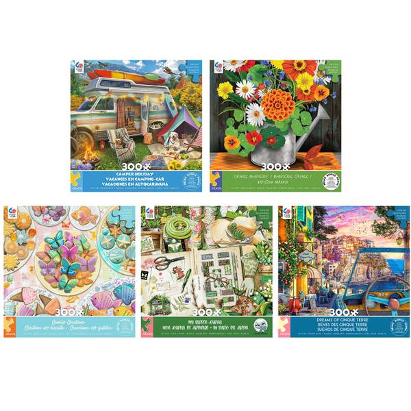 Ceaco 300-Piece Mixed Jigsaw Puzzle Assortment - 42220 | Blain's