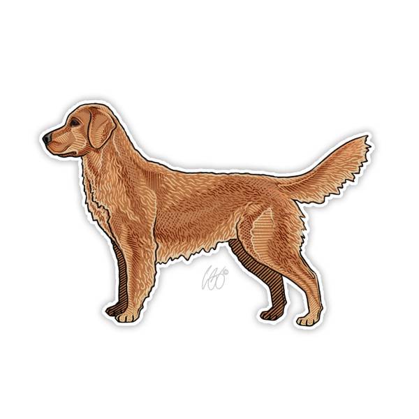 Photo of Golden Retriever Vinyl Decal