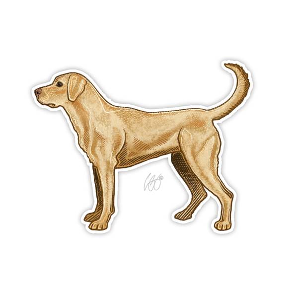 Photo of Yellow Lab Vinyl Decal