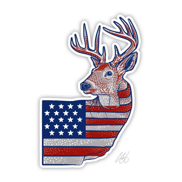Photo of USA Whitetail Vinyl Decal