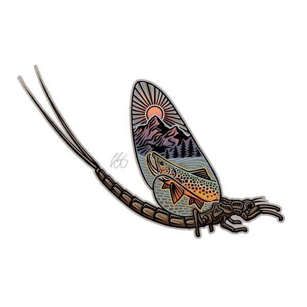 Photo of Mayfly Scape Vinyl Decal