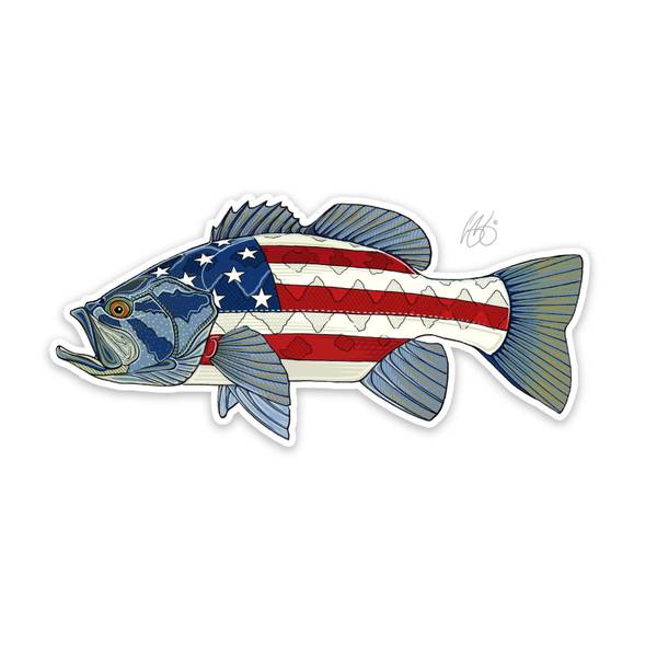 Photo of USA Bass Vinyl Decal