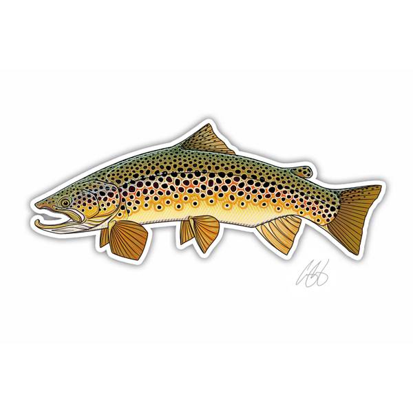 Photo of Brown Trout Vinyl Decal