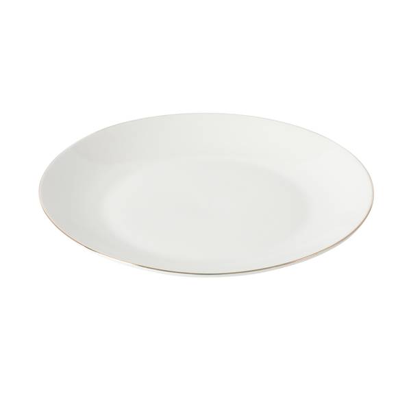 Photo of 7.5" Ogalla Gold Banded Fine Ceramic Dessert Plate