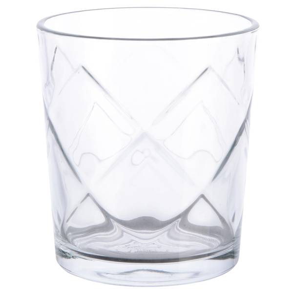 Photo of 4-Piece 13.5 oz Lattice Double Old-Fashioned Glass Set