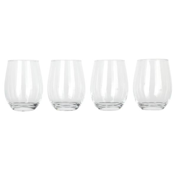 Photo of 4-Piece Belinni Stemless Wine Glass Set