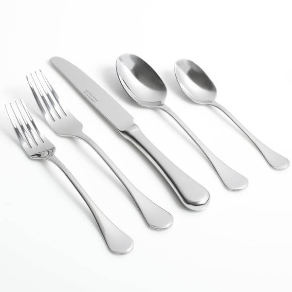Photo of 20-Piece Manchester Classic Stainless Steel Flatware Set