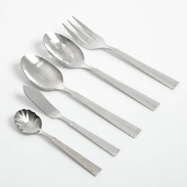 Photo of 65-Piece Prato Flatware Set with Wire Caddy