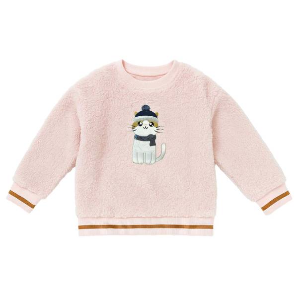 Photo of Girl's Cat Sherpa Crew Top