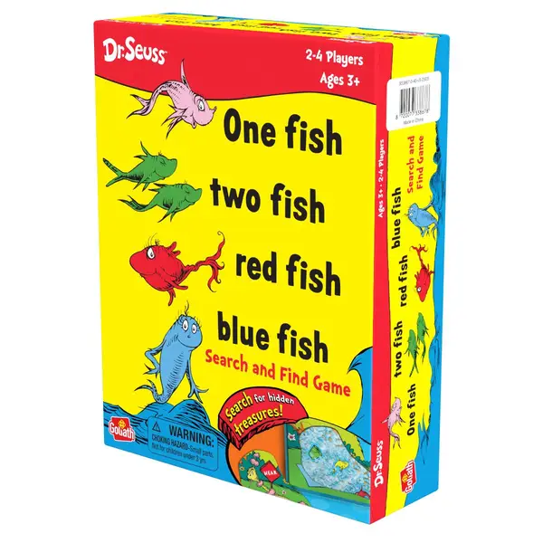 Pressman Toys Dr. Seuss: One Fish, Two Fish, Red Fish, Blue Fish
