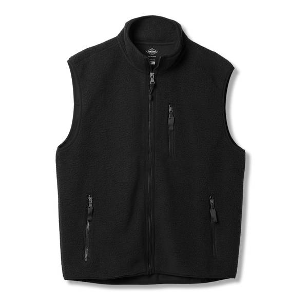 Work N' Sport Men's Sherpa Mock Neck Zip Vest