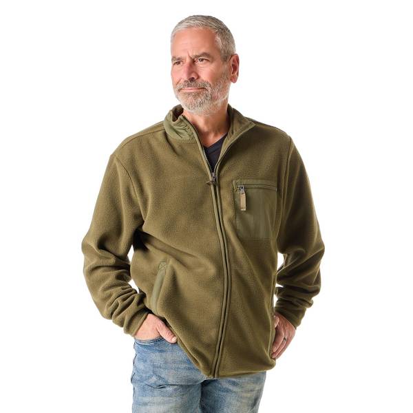 Photo of Men's Polar Fleece Mock Neck Zip Jacket