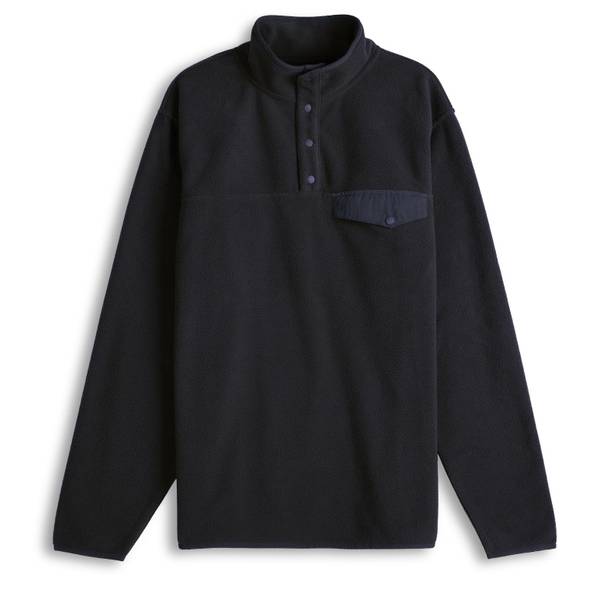 Work N' Sport Men's Polar Fleece Snap Mock Neck Pullover