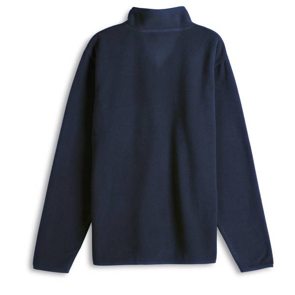 Rene38 pullover ダークネイビー Work N' Sport Men's Polar Fleece Snap Mock Neck Pullover