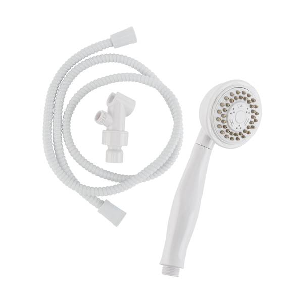 Photo of 3 Function White Handheld Shower Kit with 60" Hose