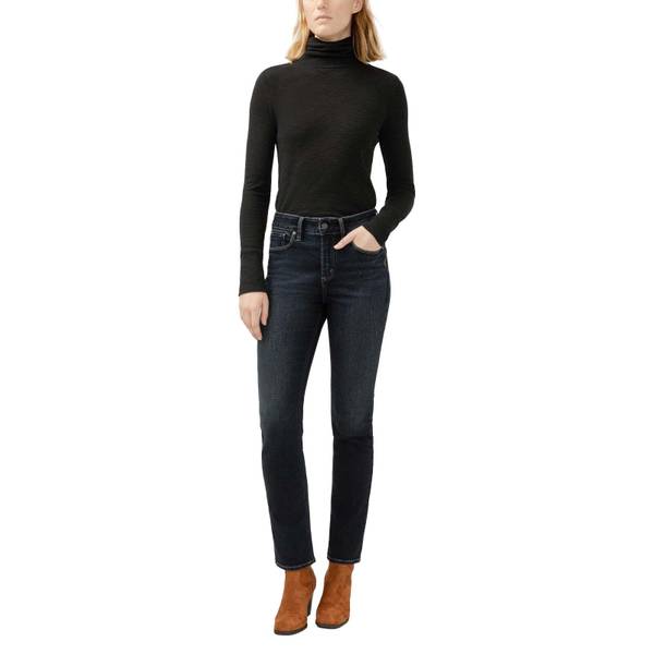 Silver Jeans Women's Avery High Rise Straight Leg Jeans