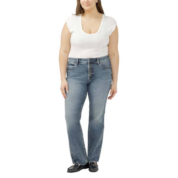 Silver Jeans Women's Avery High Rise Slim Bootcut Jeans