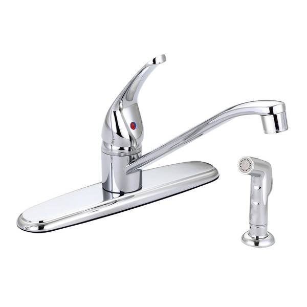 Photo of Single Handle Kitchen Faucet with Sprayer
