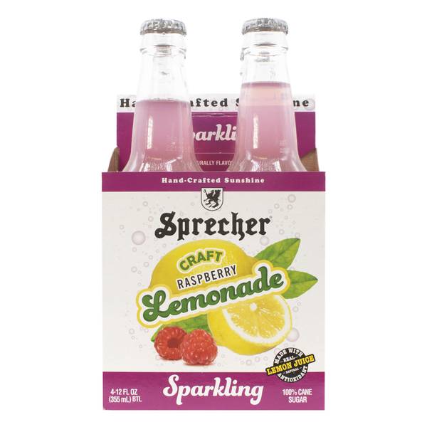 Photo of 4-Pack 12 oz Sparkling Raspberry Lemonade