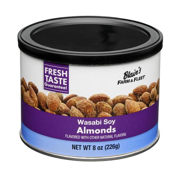 Photo of 8 oz Wasabi and Soy Whole Almonds