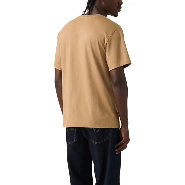 Levi's Men's Relaxed Fit Short-Sleeve Longhorn Tigers Eye Graphic