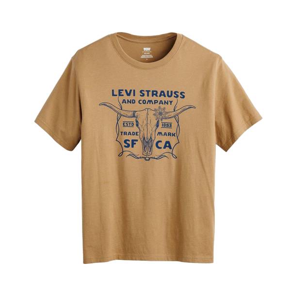 Photo of Men's Relaxed Fit Short-Sleeve Longhorn Tigers Eye Graphic T-Shirt