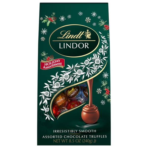 Photo of Lindor Holiday Assortment Candy Truffles, 8.5 oz