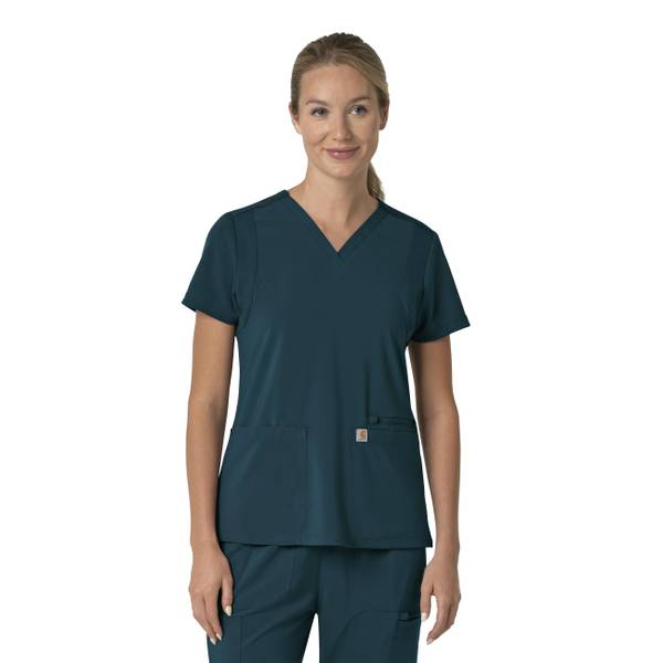 Photo of Women's Force Cross-Flex Flex Panel V-Neck Scrub Top