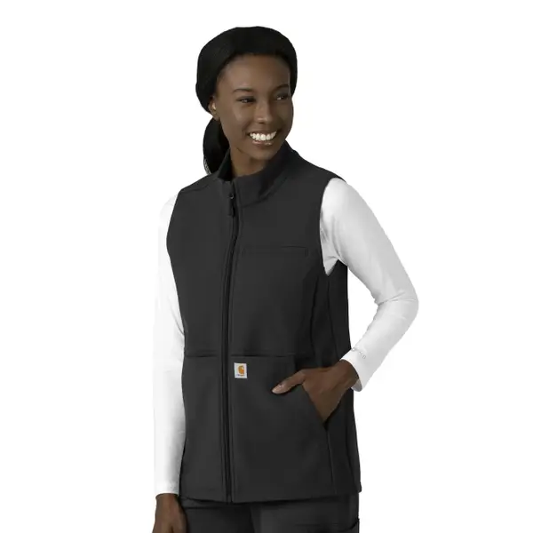 Carhartt Women's Rugged Flex Bonded Fleece Vest - C83023-NVY-S