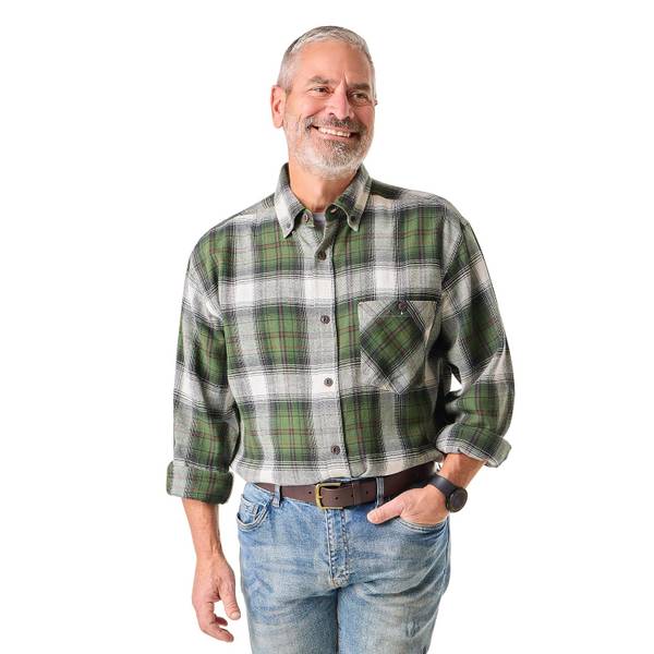 Photo of Men's Long Sleeve Cambridge Midweight Flannel