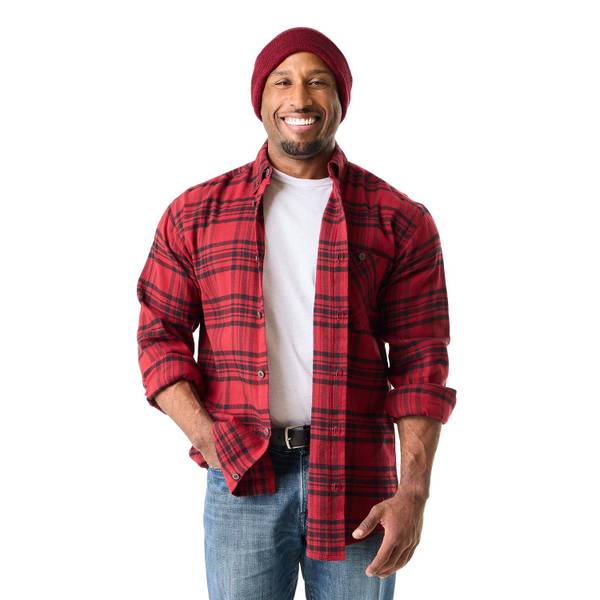 Photo of Men's Long Sleeve Cambridge Midweight Flannel