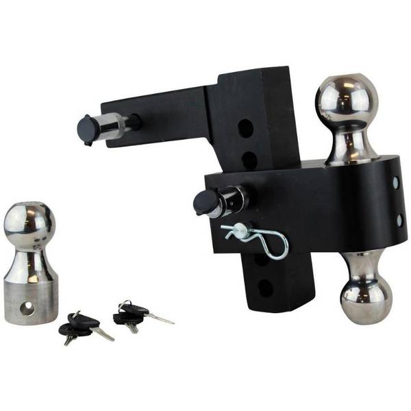 Photo of 6" Black Oxide Drop Adjustable Ball Mount