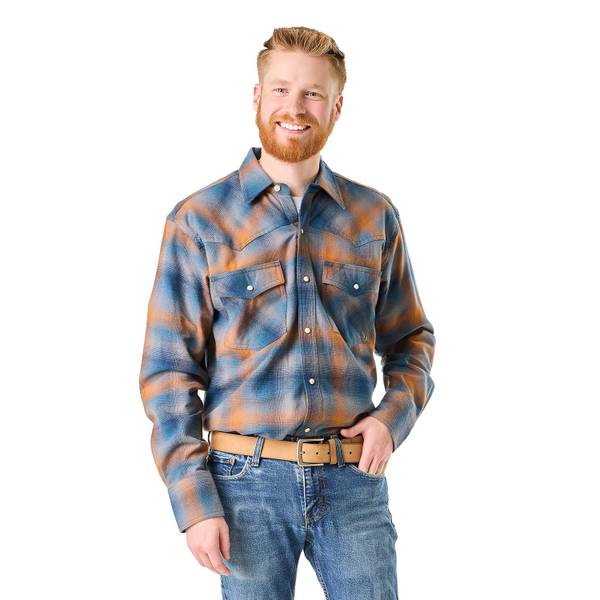 Photo of Men's Long Sleeve Western Flannel