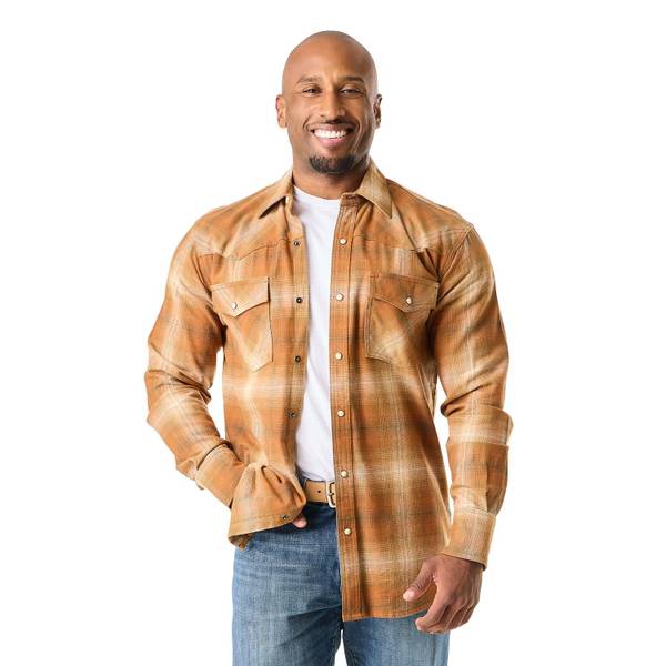 Photo of Men's Long Sleeve Western Flannel