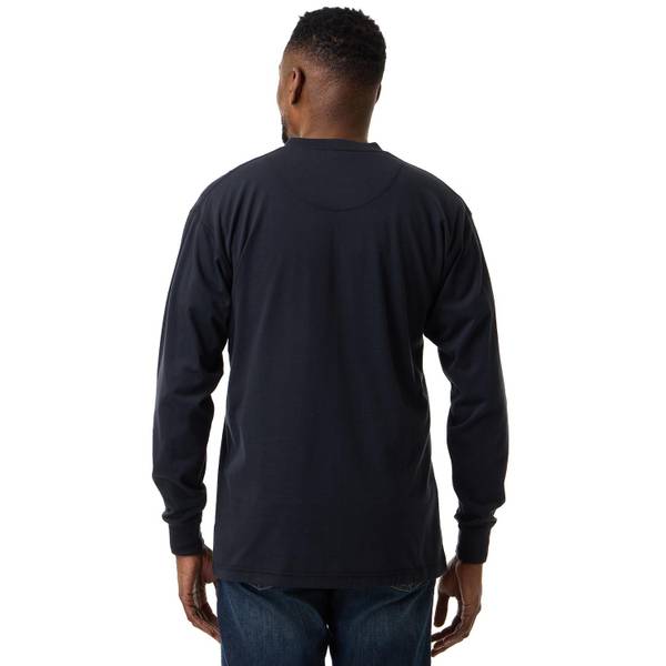 Work N' Sport Men's Long Sleeve Jersey Henley - 74557-014WS-M